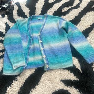 Blue Gradient Cardigan